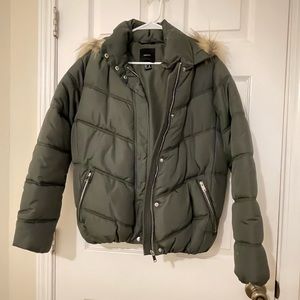 Green Puffer Jacket